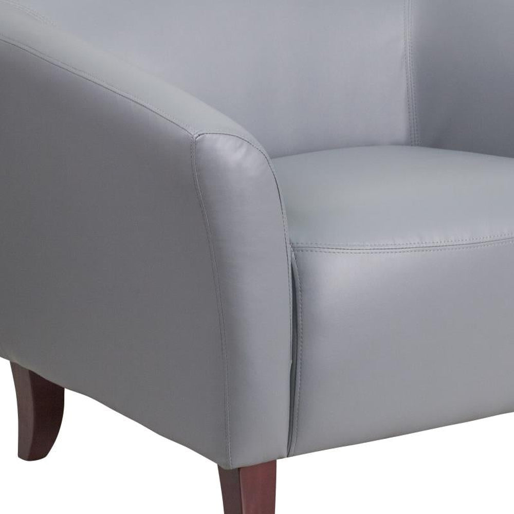HERCULES Imperial Series Gray LeatherSoft Loveseat