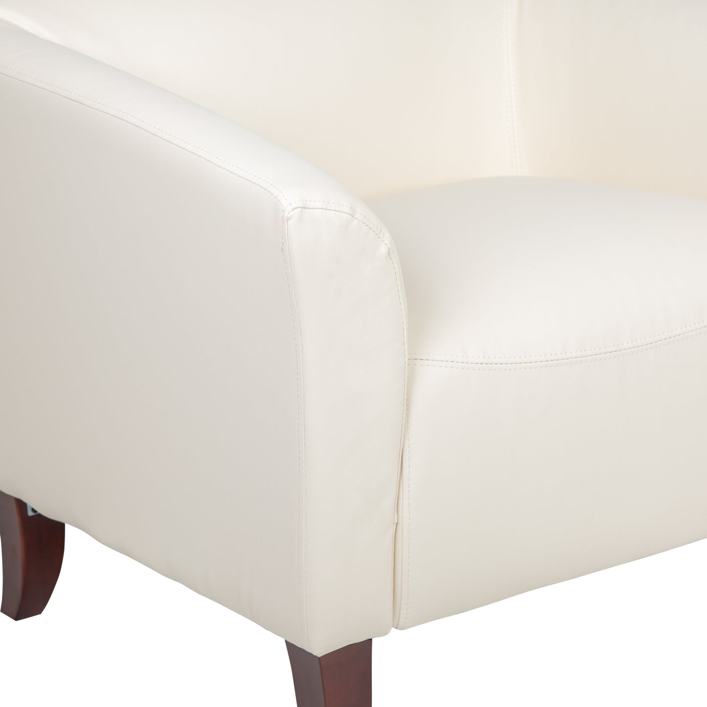 HERCULES Imperial Series Ivory LeatherSoft Loveseat