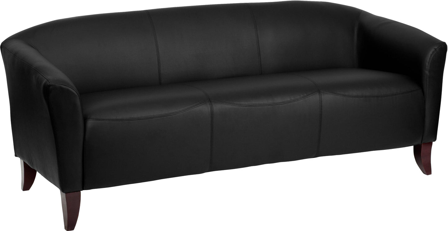 HERCULES Imperial Series Black LeatherSoft Sofa