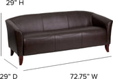 HERCULES Imperial Series Brown LeatherSoft Sofa