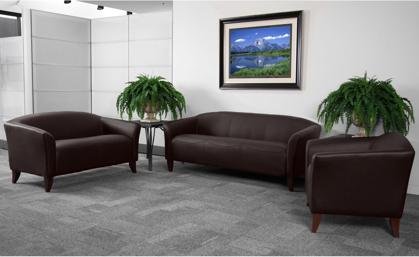 HERCULES Imperial Series Brown LeatherSoft Sofa