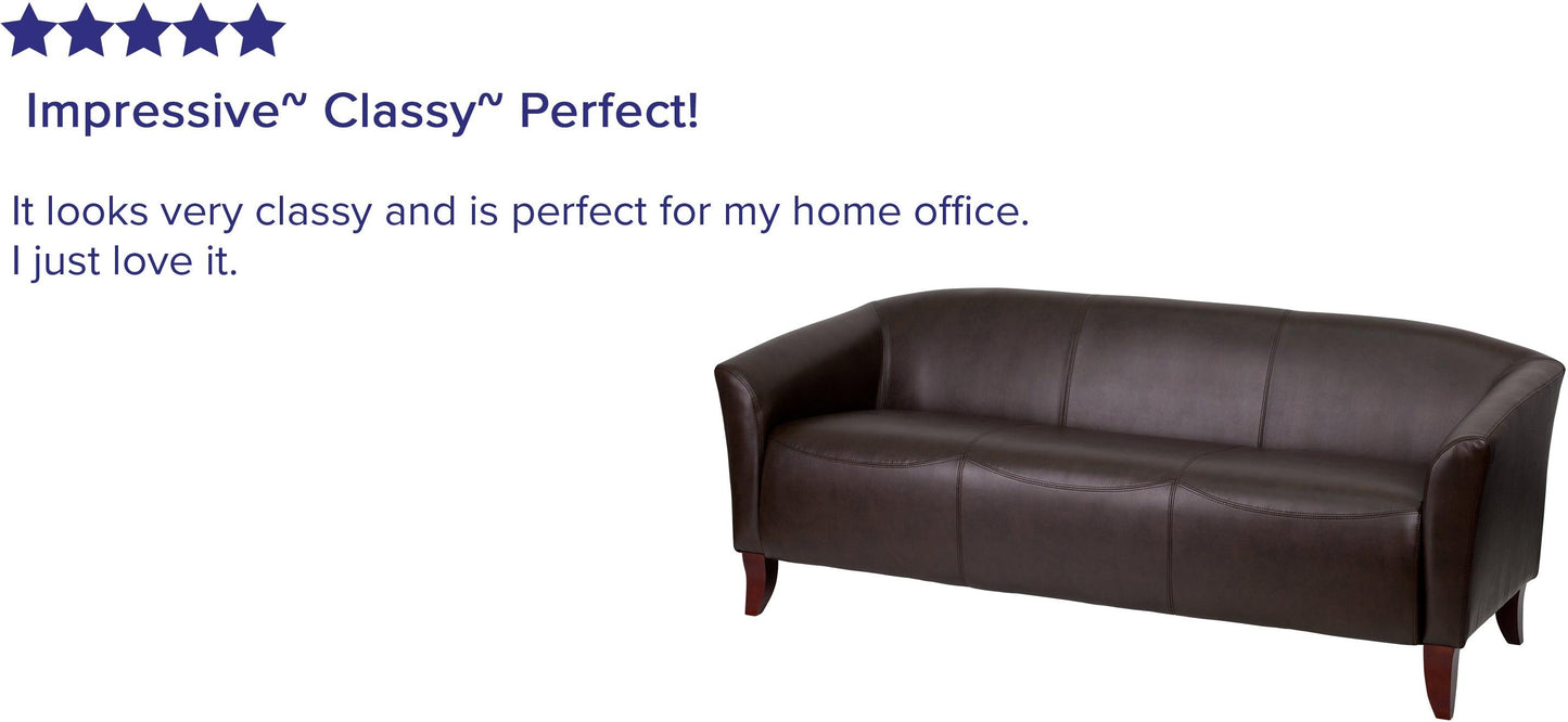 HERCULES Imperial Series Brown LeatherSoft Sofa