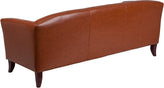 HERCULES Imperial Series Cognac LeatherSoft Sofa