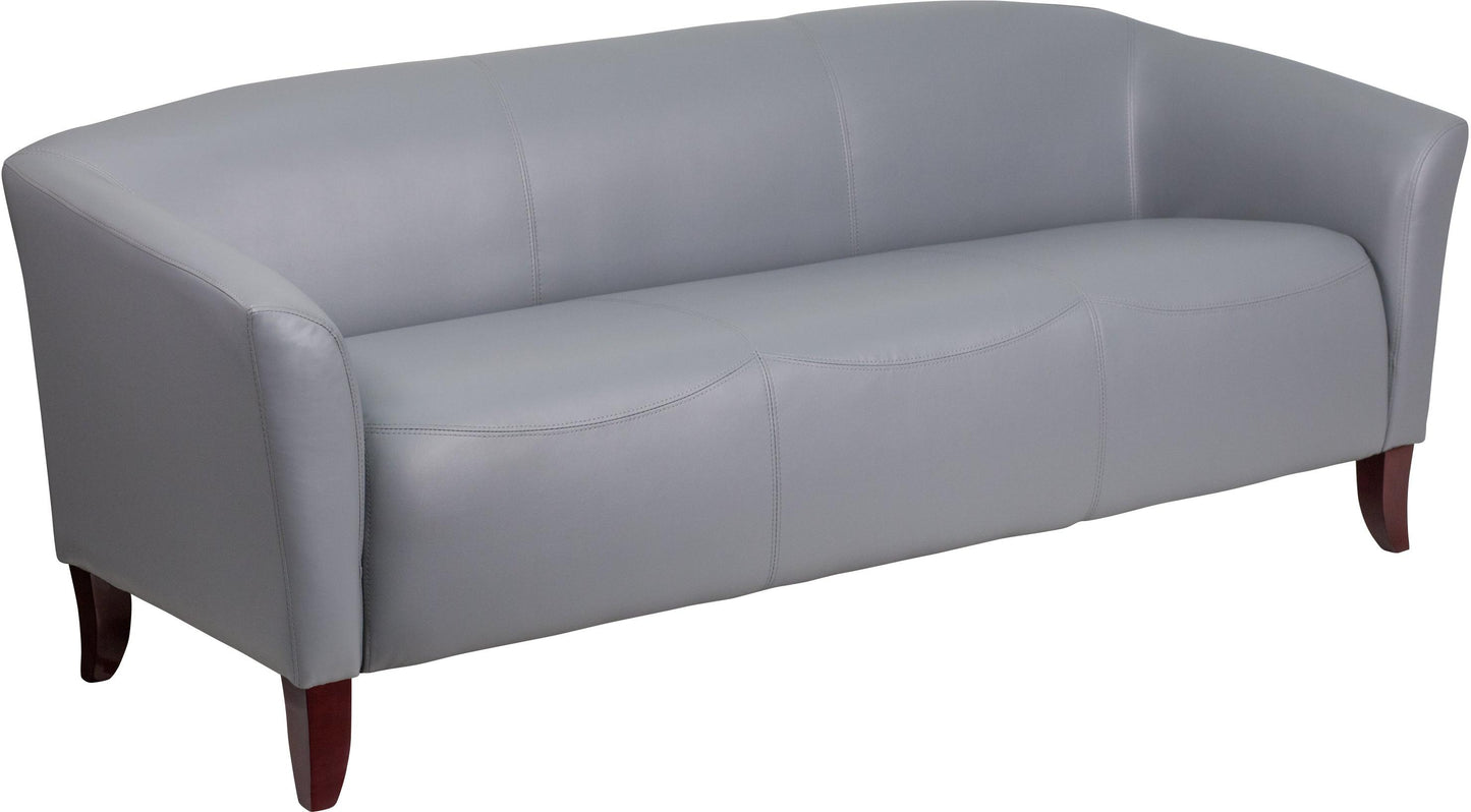HERCULES Imperial Series Gray LeatherSoft Sofa