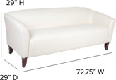 HERCULES Imperial Series Ivory LeatherSoft Sofa