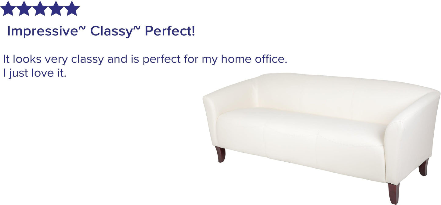 HERCULES Imperial Series Ivory LeatherSoft Sofa