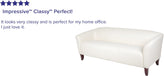 HERCULES Imperial Series Ivory LeatherSoft Sofa