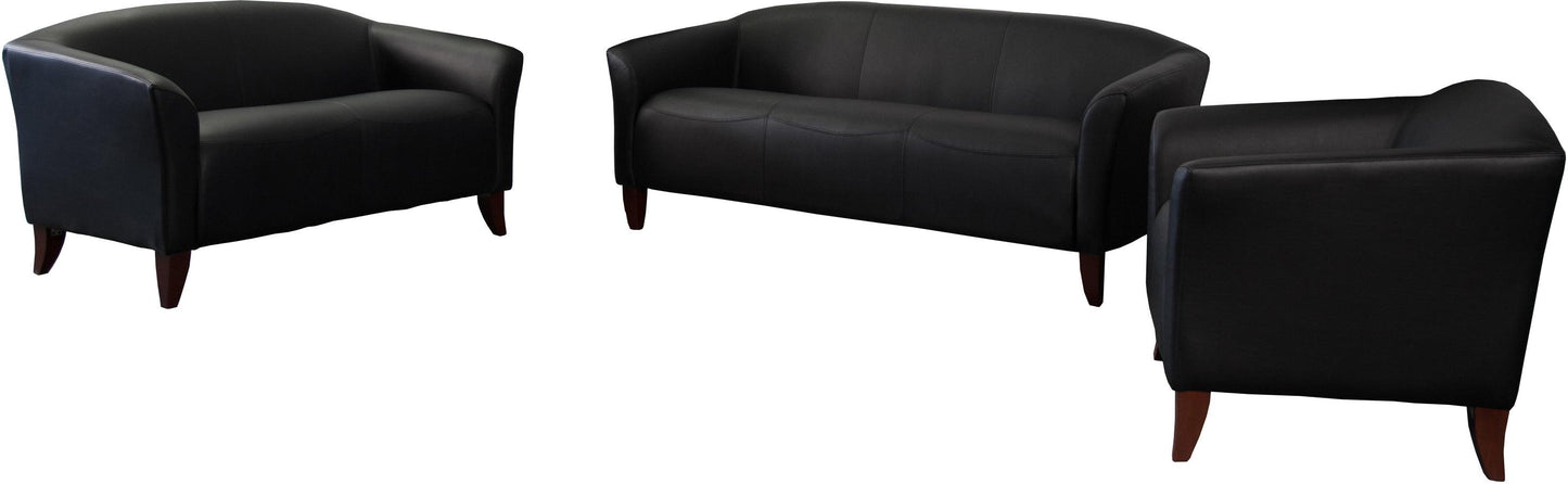 HERCULES Imperial Series Reception Set in Black LeatherSoft