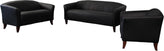 HERCULES Imperial Series Reception Set in Black LeatherSoft