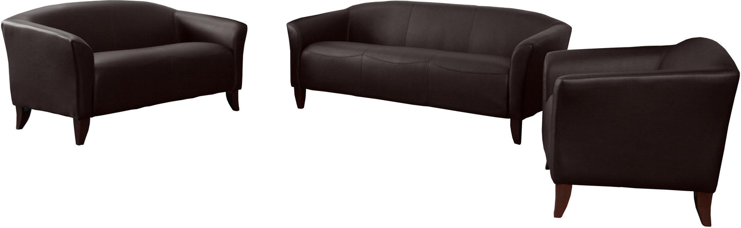 HERCULES Imperial Series Reception Set in Brown LeatherSoft
