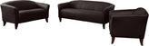 HERCULES Imperial Series Reception Set in Brown LeatherSoft