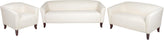 HERCULES Imperial Series Reception Set in Ivory LeatherSoft