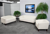 HERCULES Imperial Series Reception Set in Ivory LeatherSoft