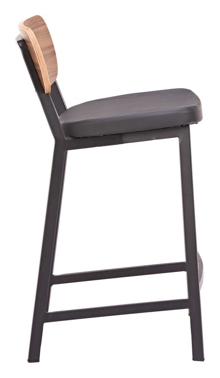 Ardenne Counter Stool Black & Brown
