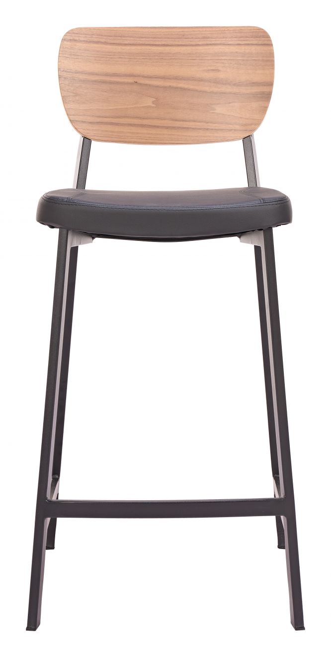 Ardenne Counter Stool Black & Brown