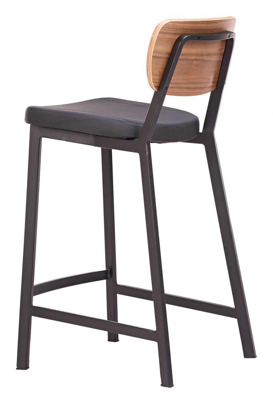 Ardenne Counter Stool Black & Brown