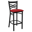 X Back Metal Bar Stool19c43eca7882eabb02