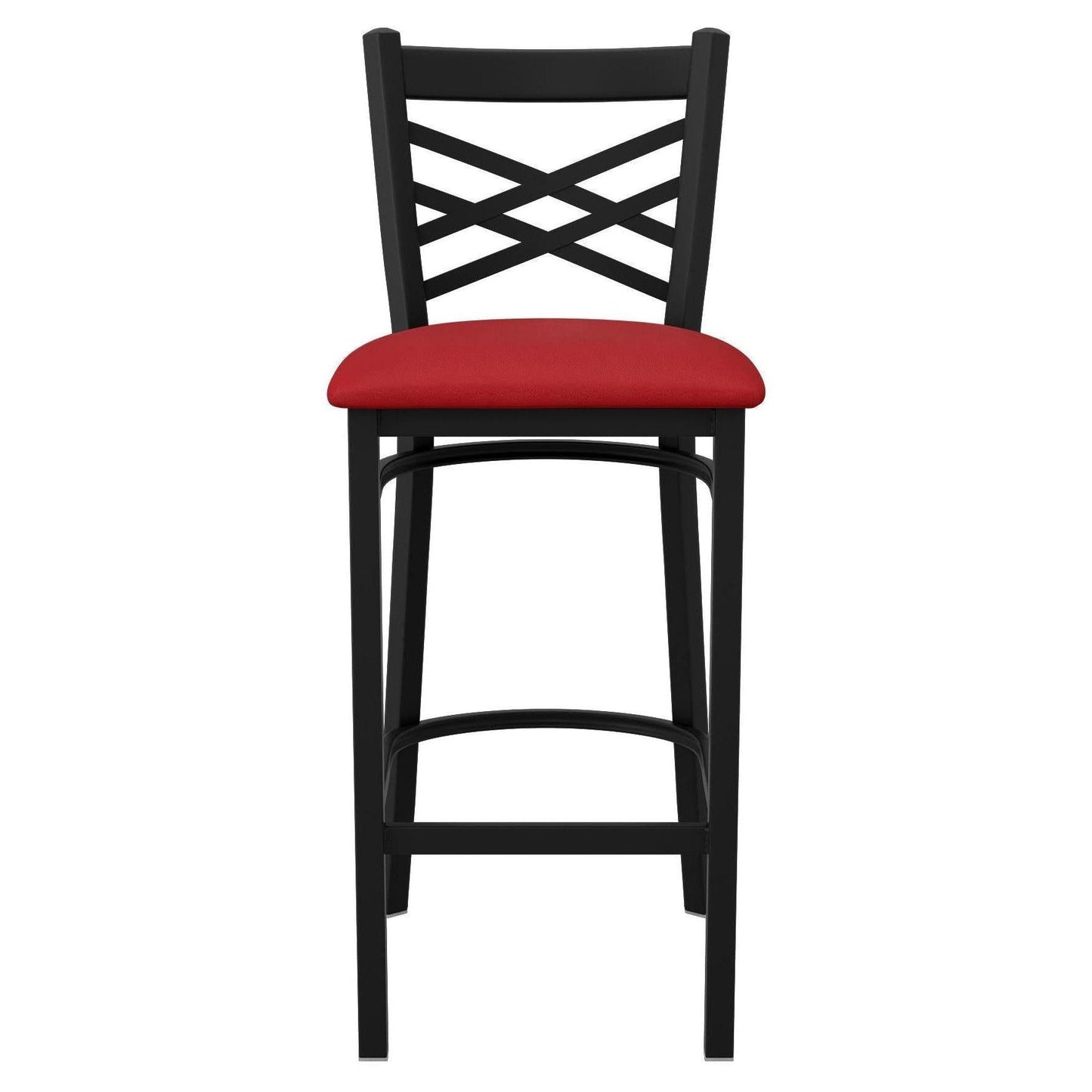 X Back Metal Bar Stool19c43eca7885b7ce11