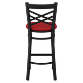 X Back Metal Bar Stool19c43eca7885776caa