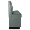 12 Channels Back Restaurant Booth with Padded Base - Bar Height19f907f3d2e2432c54