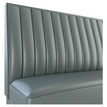 12 Channels Back Restaurant Booth with Padded Base - Bar Height19f907f3d2efeeec8