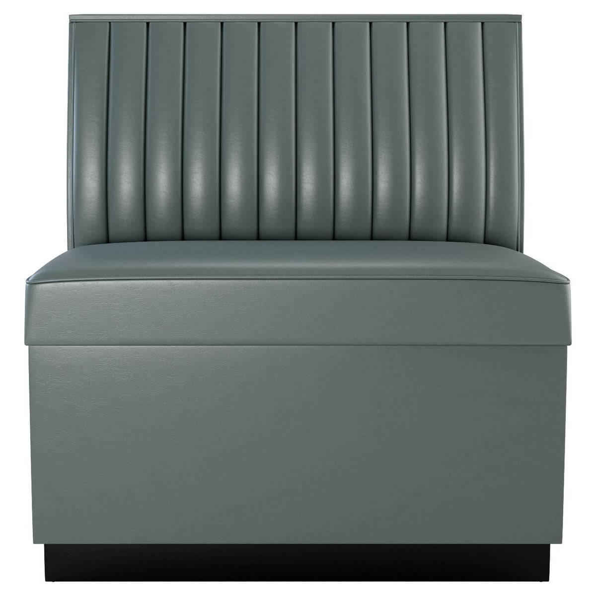 12 Channels Back Restaurant Booth with Padded Base - Bar Height19f907f3d2e203be2e