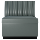 12 Channels Back Restaurant Booth with Padded Base - Bar Height19f907f3d2e203be2e