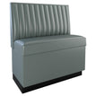 12 Channels Back Restaurant Booth with Padded Base - Bar Height19f907f3d2e676cbca