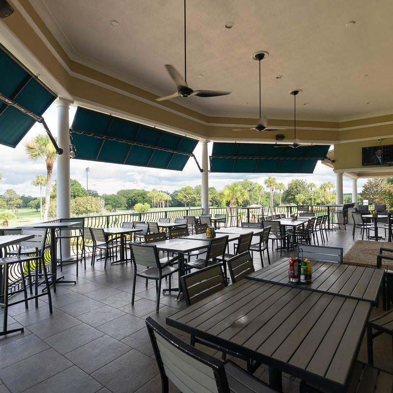 Outdoor Gray Teak Armchair