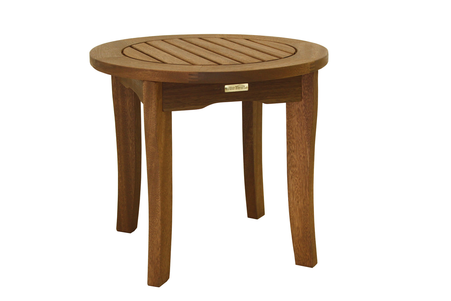Eucalyptus Outdoor Round End Table