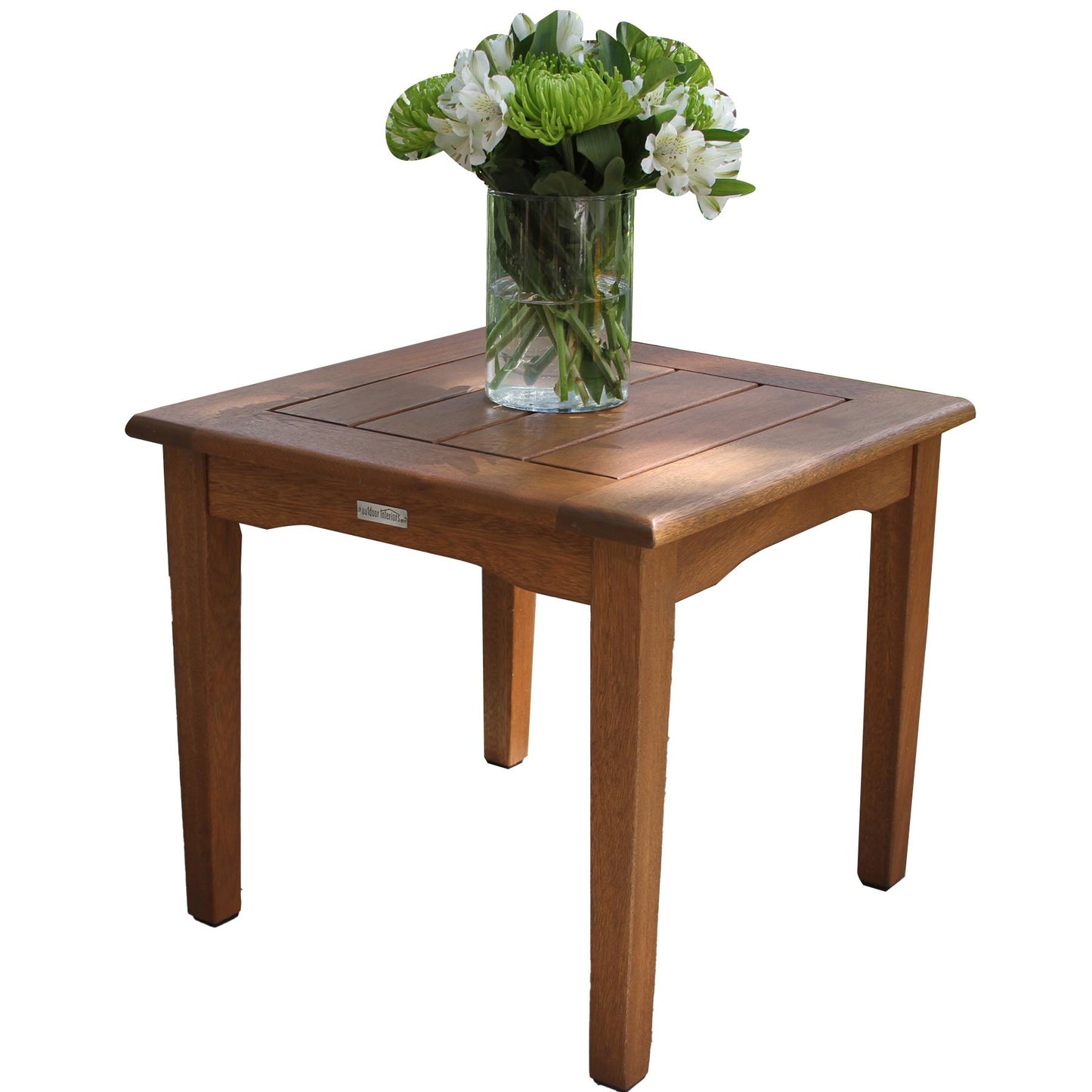 Eucalyptus Outdoor Square End Table
