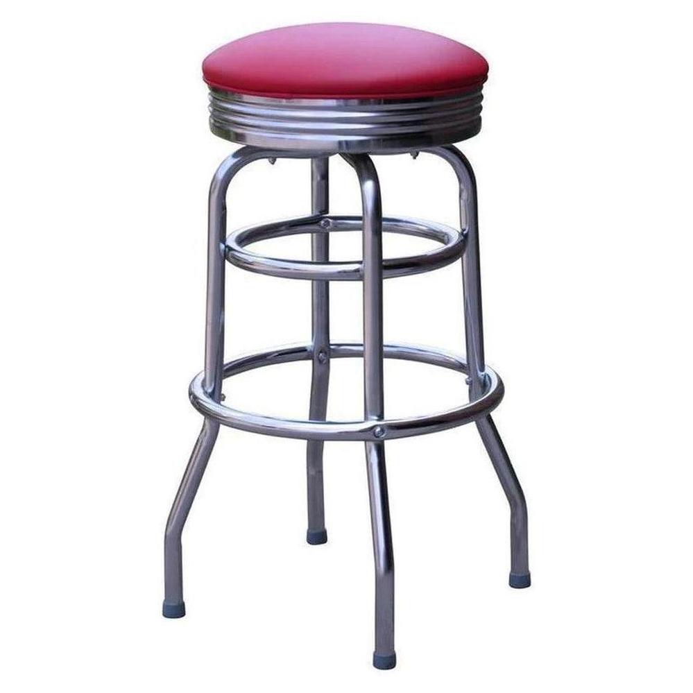Chrome Double Ring Bar Stool – Restaurant Furniture Plus