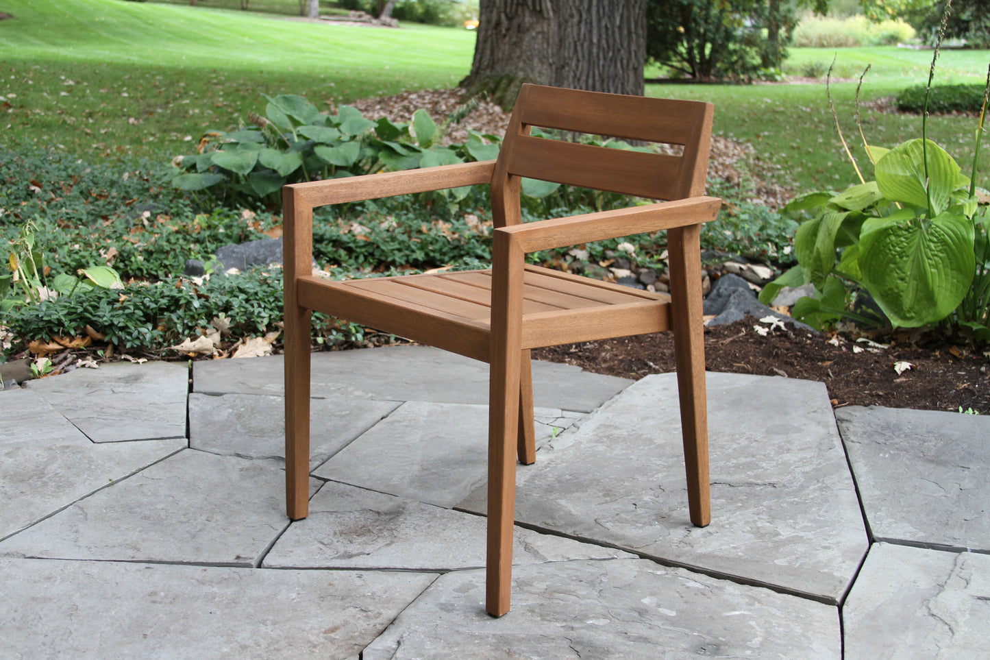 Eucalyptus Outdoor Stacking Dining Chair
