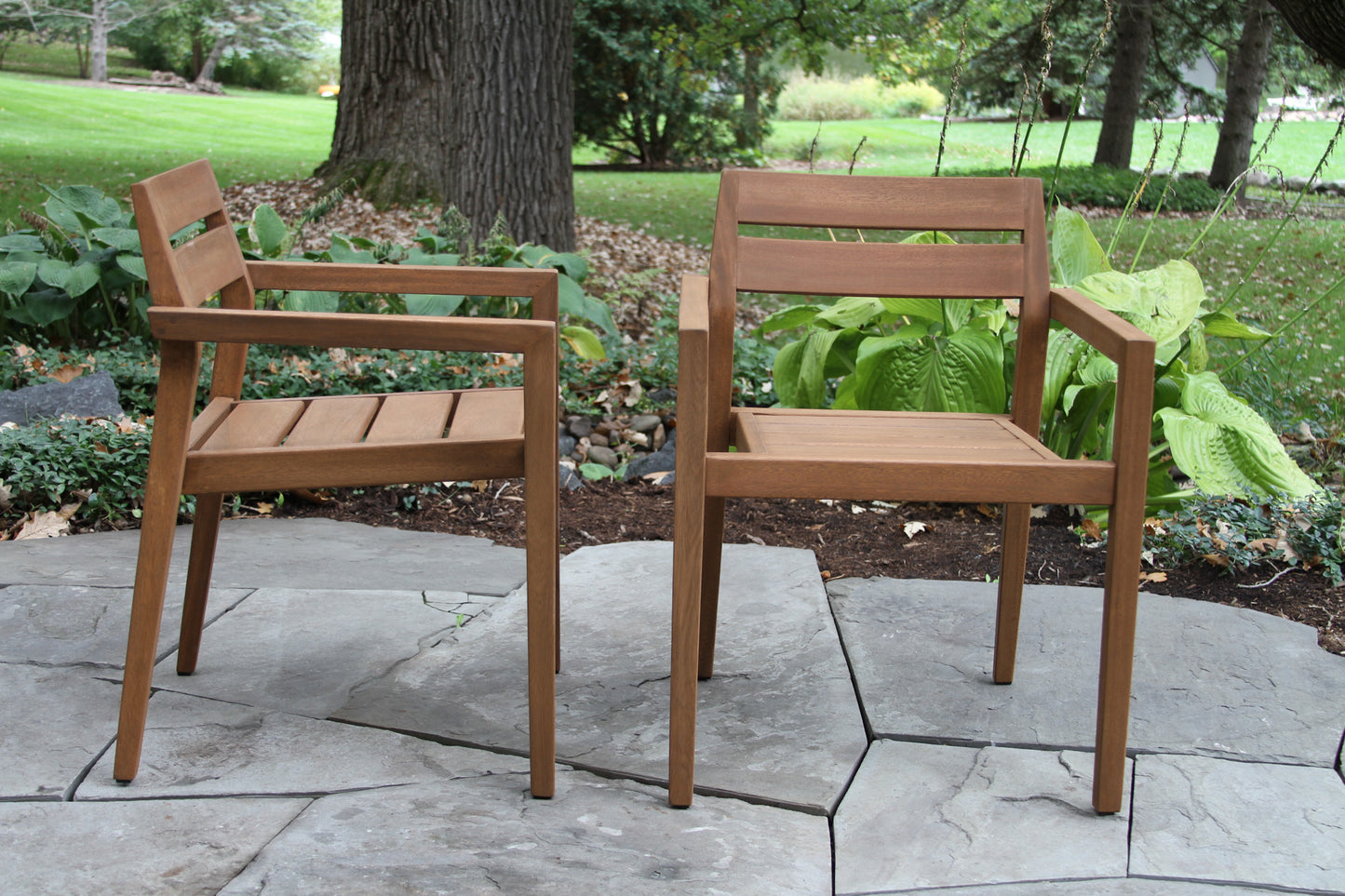 Eucalyptus Outdoor Stacking Dining Chair