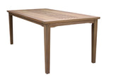 Eucalyptus Outdoor Rectangle Checkerboard Dining Table 76" x 38"
