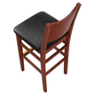 Cambridge Wood Bar Stool With Padded Back1a0640de6bb6b922c0
