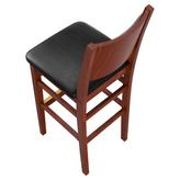 Cambridge Wood Bar Stool With Padded Back1a0640de6bb6b922c0