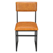 Indy Metal Chair with Black Frame and Padded Back19b9e50e23061e0b8d