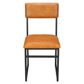 Indy Metal Chair with Black Frame and Padded Back19b9e50e23061e0b8d