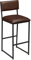 Indy Metal Bar Stool with Padded Back19b906088a12a4c5ac