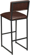 Indy Metal Bar Stool with Padded Back19b906088a17198375