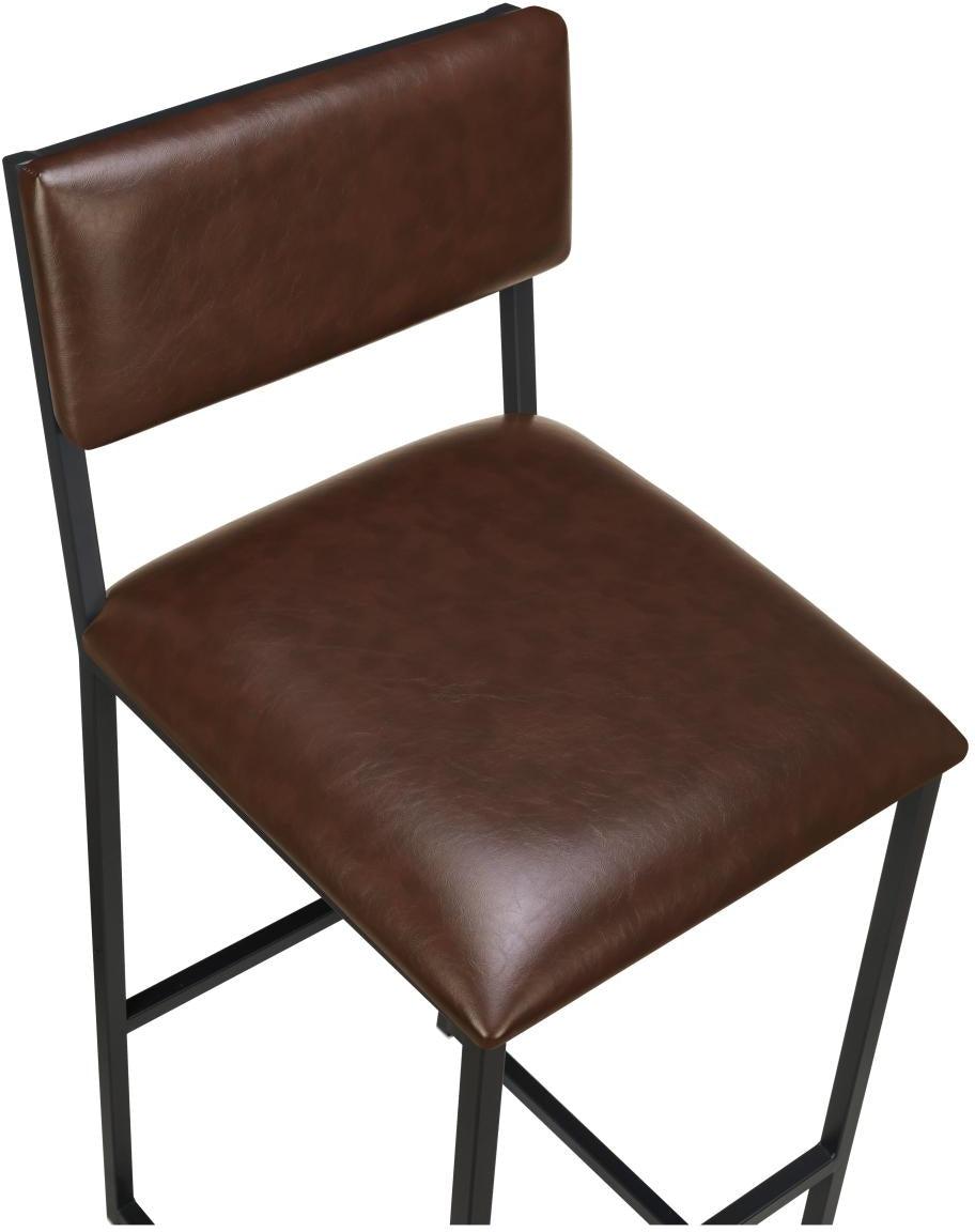 Indy Metal Bar Stool with Padded Back19b906088a15164d58