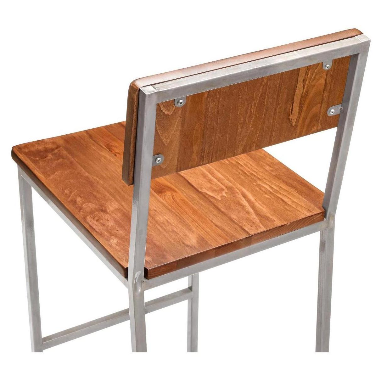 Indy Metal Bar Stool with Clear Coated Finish and Wood Back19b7f71487957a007d