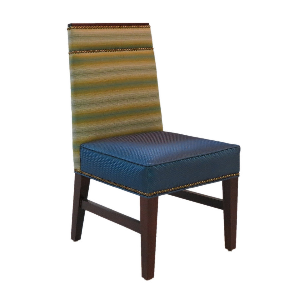 Custom Upholstered High-Back Restaurant Dining Chair