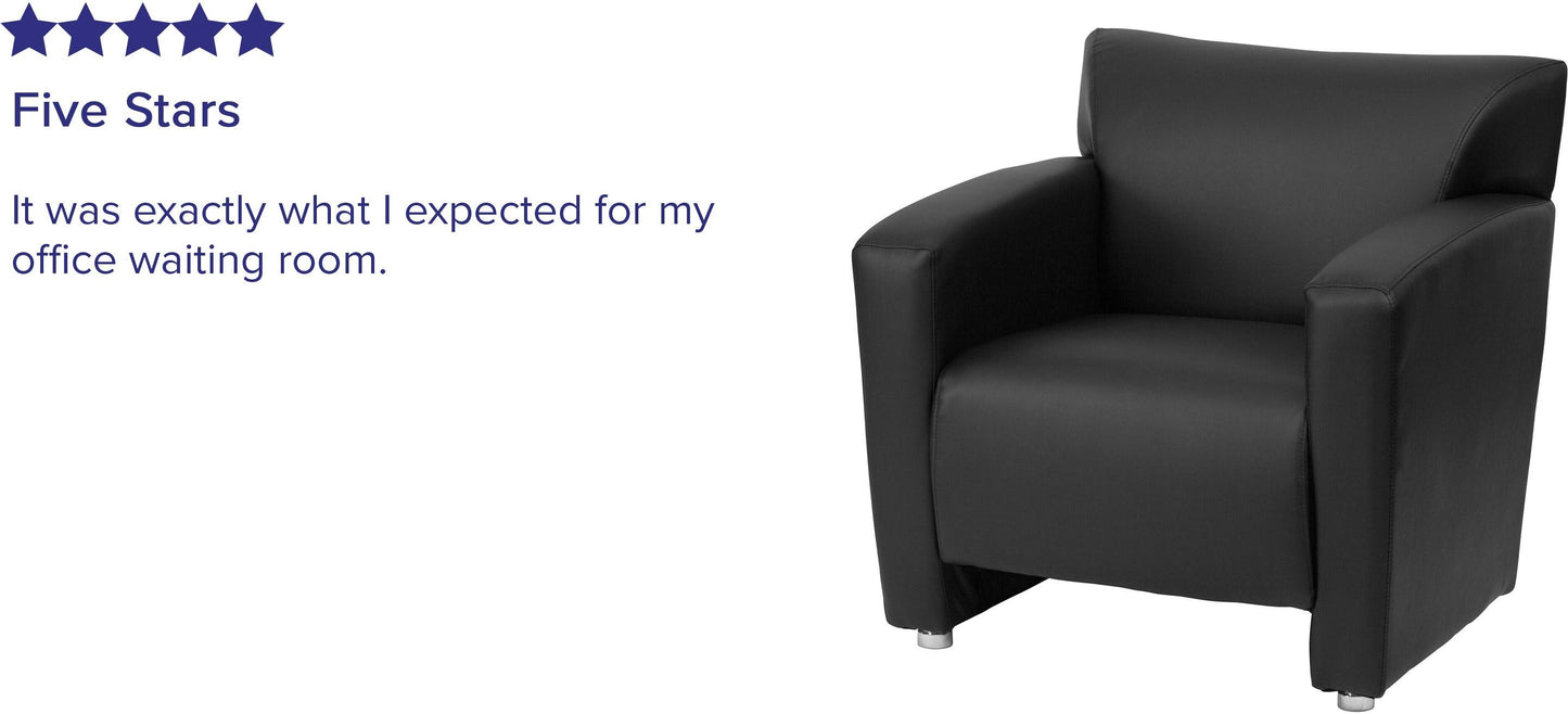 HERCULES Majesty Series Black LeatherSoft Chair