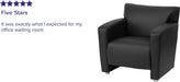 HERCULES Majesty Series Black LeatherSoft Chair