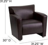 HERCULES Majesty Series Brown LeatherSoft Chair