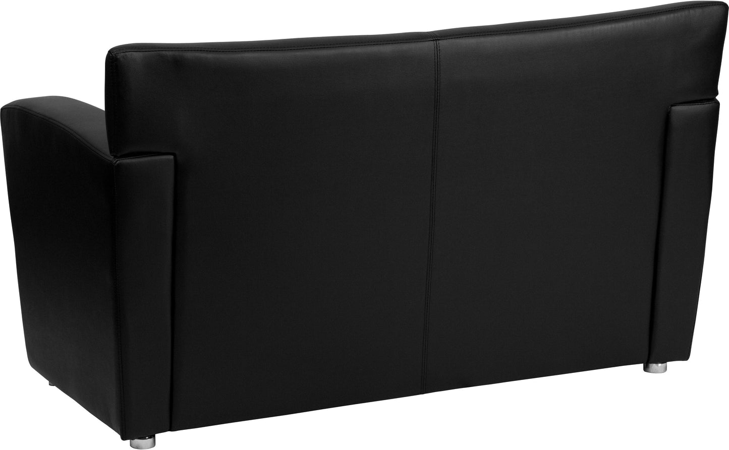HERCULES Majesty Series Black LeatherSoft Loveseat