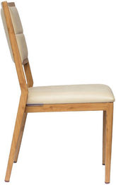 Weston Padded Wood Grain Aluminum Chair19fd9401e6816634a7