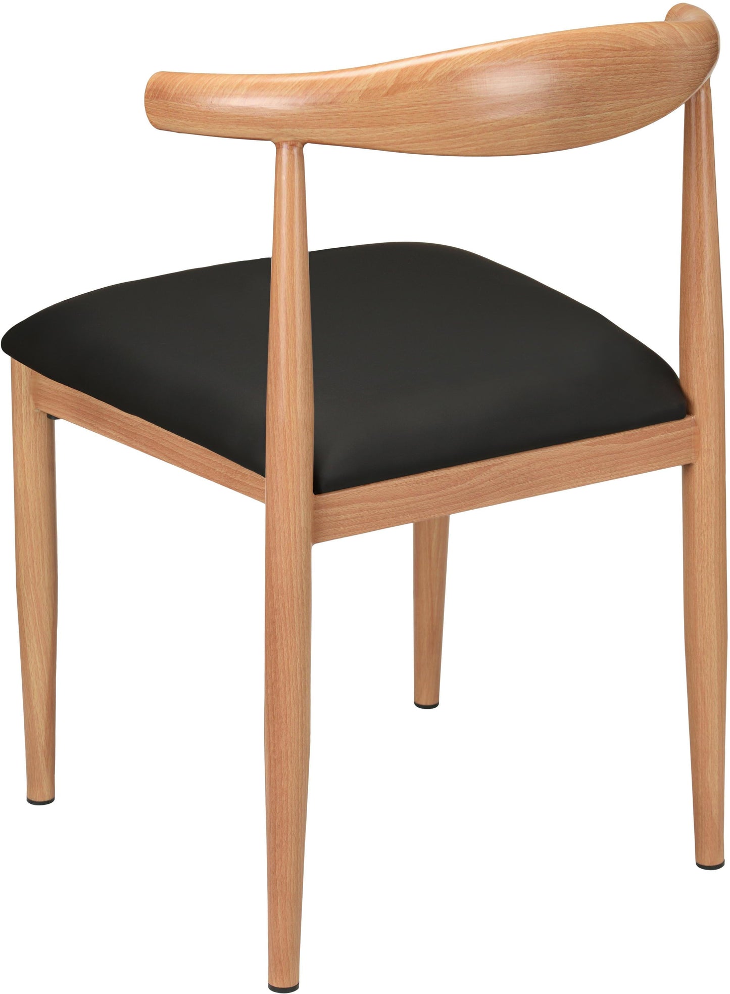 Nara Wood Grain Elbow Metal Chair in Natural Finish19b9fc988723a41556